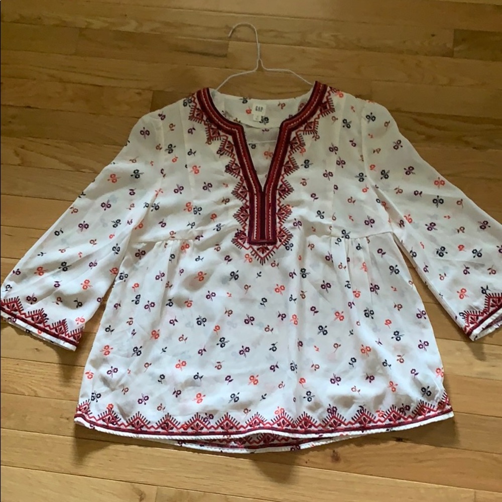 Gap 3/4 sleeved blouse